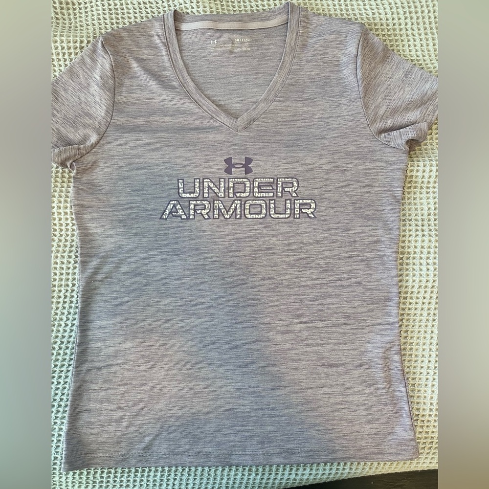 Under Armour size small purple workout shirt